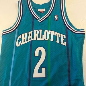 Mitchell & Ness Swingman Hornets Johnson Jersey